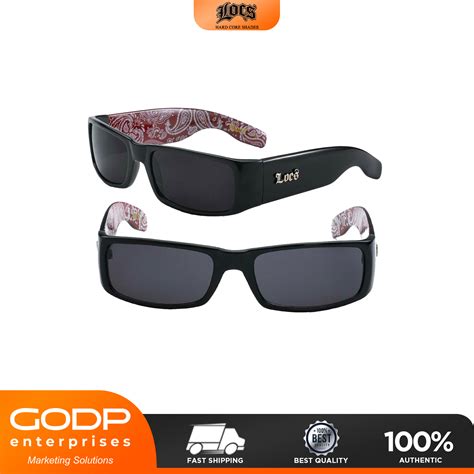 LOCS Authentic OG Locs Sunglass Gangster Eyewear Hiphop, Cholo, Mafia ...