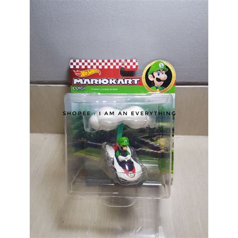 Jual Hot Wheels Mario Kart Luigi P Wing Cloud Glider Hotwheels Mariokart Original Mattel