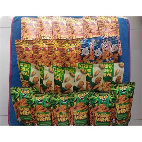 Jual Basreng Viral Keripik Cireng Viral Bakso Goreng Gr