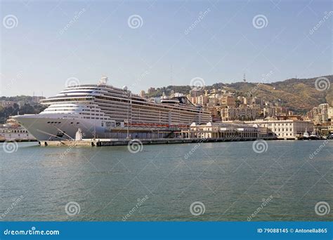 Port Of Genoa Italy Editorial Image Image Of Terminal 79088145