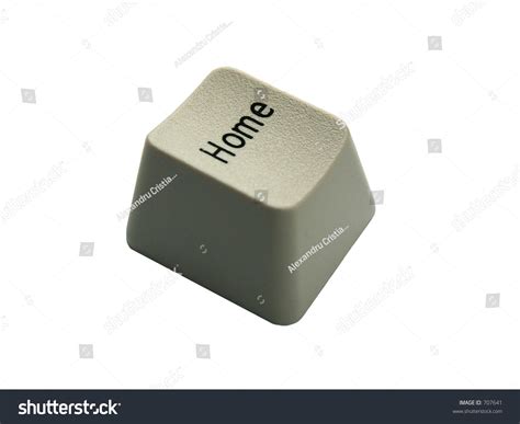 Computer Keyboard Home Button Stock Photo 707641 : Shutterstock