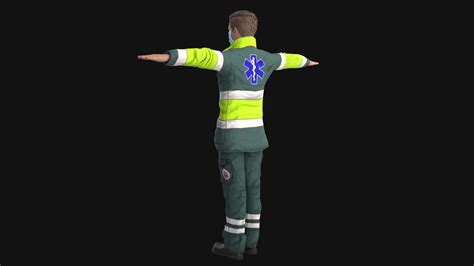 3d Model Paramedic Teams Rigged Vr Ar Low Poly Cgtrader