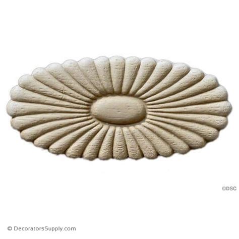 Rosette Oval Colonial 5h X 2 38w 14relief