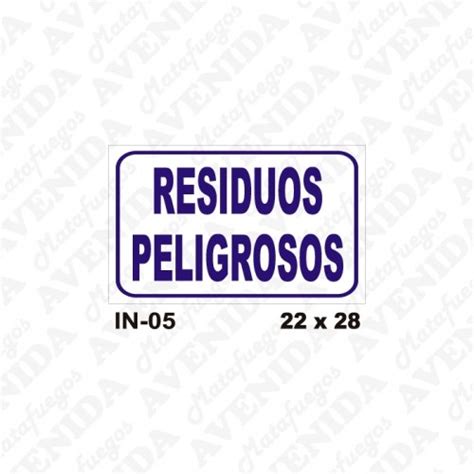 Cartel Residuos Peligrosos Carteles Standard Portal De Compras De