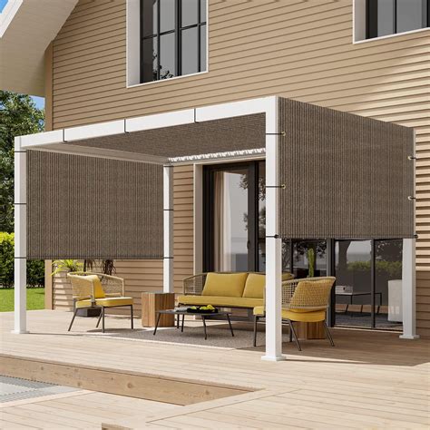 Amazon.com : SunnyRoyal Pergola Shade Cover 10' x 16' Replacement