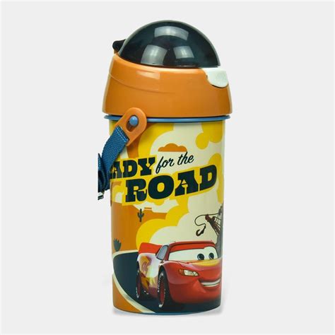 Garrafa Popup Disney Cars De 500ml SoTiny