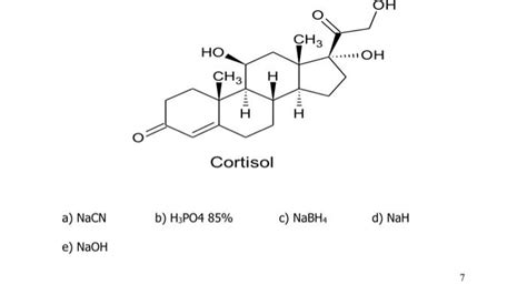 Solved The following structure represents cortisol, an | Chegg.com