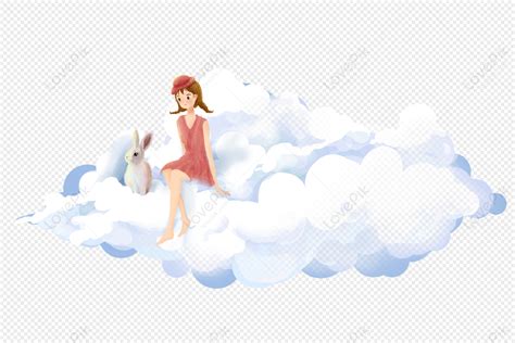 Sitting In The Clouds PNG Images With Transparent Background Free