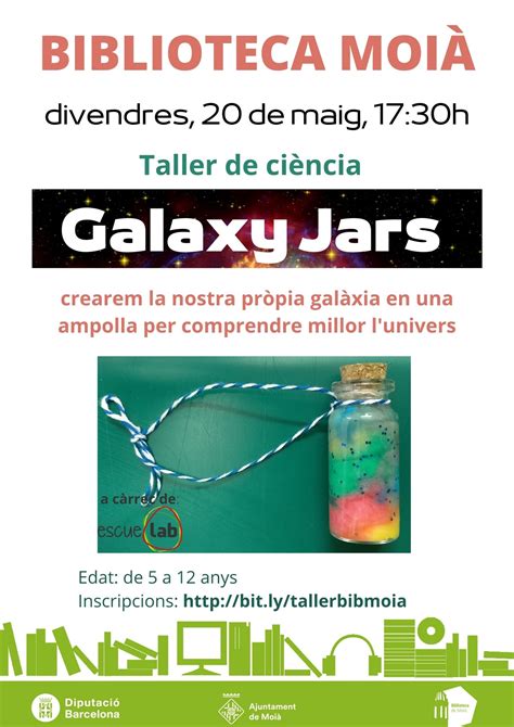 Apunteu Vos Al Taller Galaxy Jars Biblioteca De Moi