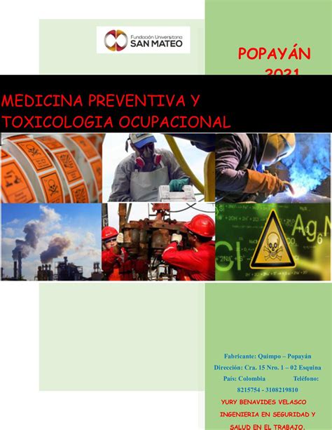 Calaméo - Medicina preventiva y toxicología ocupacional