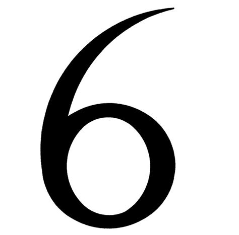 The Numeral 6