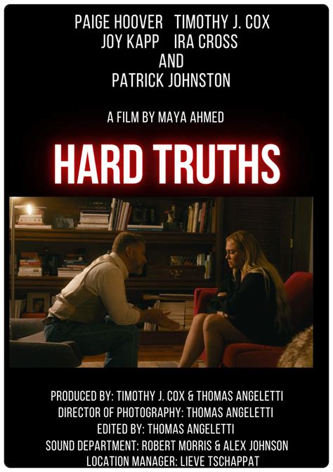 Short Film Review “hard Truths” One Film Fan