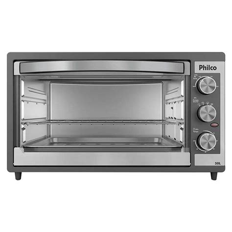 Forno Eletrico Philco 50litros Bancada E Bandeja 220vts Casas Bahia