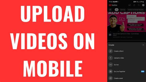 How To Upload Youtube Videos On Mobile 2023 Youtube