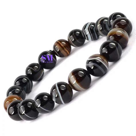 Sulemani Hakik Gemstone Beads Bracelet For Healing And Fashion At Rs