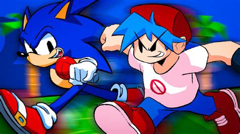 Sonic Is In Friday Night Funkin Hd Friday Night Funkin Hd V Mod