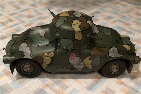 Hobby Boss Skoda Pa Turtle Armored Car Scale My First Try At