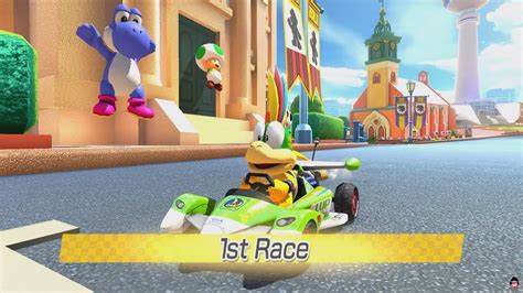 Mario Kart 8 Deluxe Lemmy In Berlin Byways Peach Gardens Merry