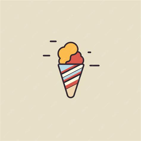 Premium Photo Ice Cream Delight Sweet Vector Illustrations Icon