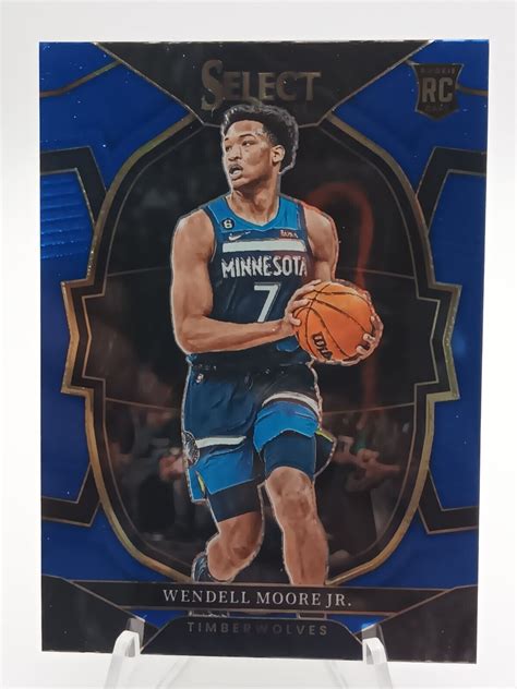 Panini Select Concourse Blue Wendell Moore Jr Rookie Card