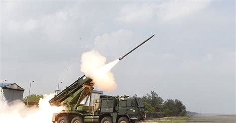 Drdo Successfully Tests Upgraded Pinaka Rocket With Km Range