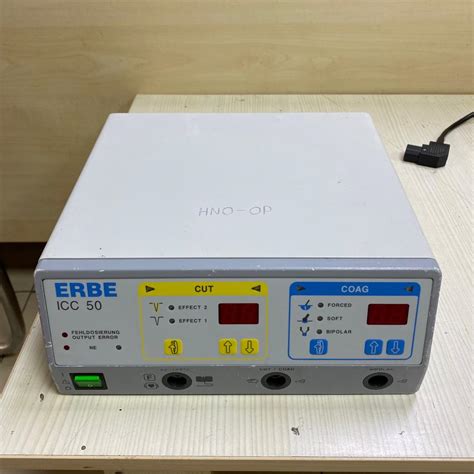 Secondhand Erbe Icc Electrosurgical Device Medbidding