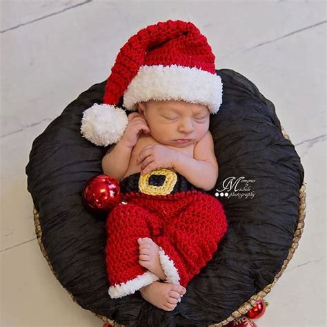 Baby Santa Hat Etsy