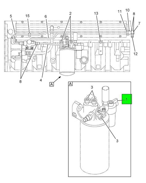 1836287C92 Navistar International HEADER ASSEMBLY FUEL FILTER