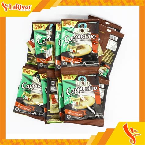 Jual KOPI TOP CAPPUCCINO WITH CRUNCHY CHOCO MALT 10X25GR FREE 5 S Kab