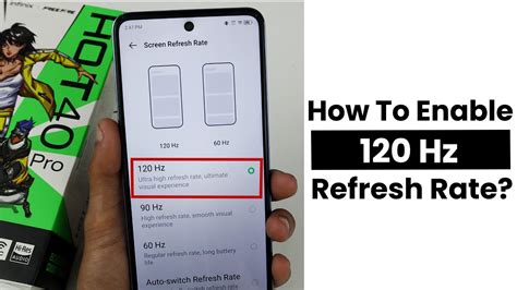 How To Enable Hz In Infinix Hot Pro Refresh Rate Settings