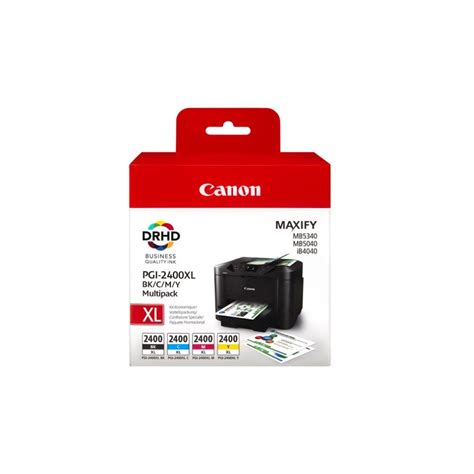 Ink Cartridges Canon PGI 2400XL Original MULTIPACK Blk C M Y Ink