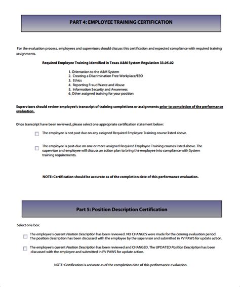 Free 6 Supervisor Evaluation Samples In Pdf