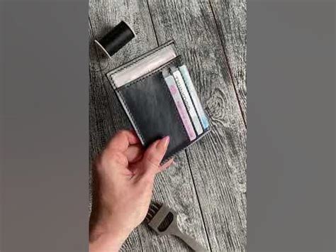 Картхолдер из натуральной кожи для СТС, прав, банковских карт и купюр ...