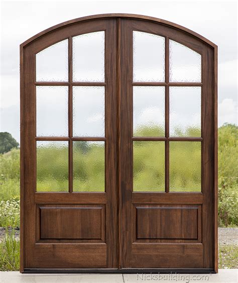 Double Arched Seeded Glass Front Door Glass Door Ideas