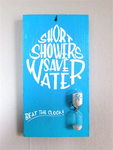 Short Showers Save Water On Behance