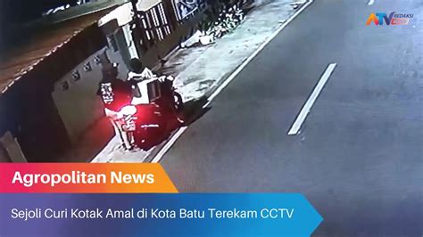 Sejoli Curi Kotak Amal Di Kota Batu Terekam Cctv Atv Malang Raya