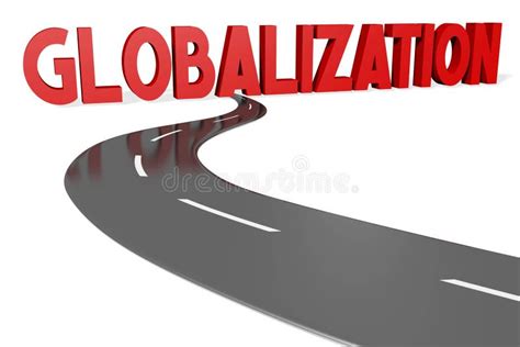 Globalization Road Concept Stock Illustration Illustration Of