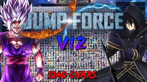 Jump Force Mugen V All Characters Todos Os Personagens Youtube