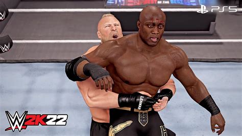 WWE 2K22 Bobby Lashley Vs Brock Lesnar Survivor Series PS5