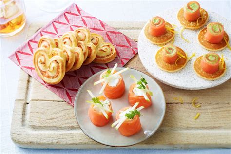 Recette De Palmiers Au Saumon Fum Et Blinis De Roul S De Saumon Fum