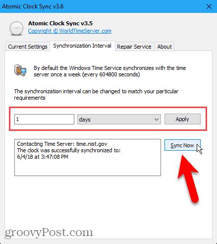 How to Synchronize the Clock in Windows 10 with Internet or Atomic Time