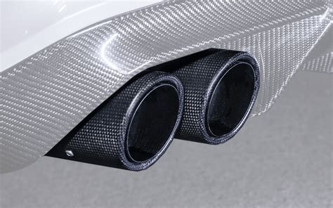 Exhaust Tips BS Style Carbon For Mercedes C Class W 205 C 160 C 400