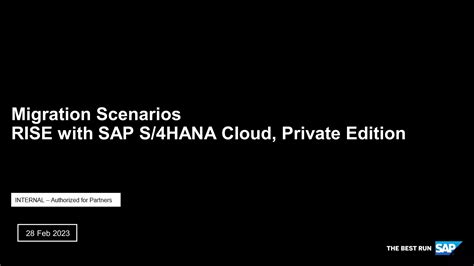 Migration Scenarios Rise With Sap S4hana Cloud Private Edition