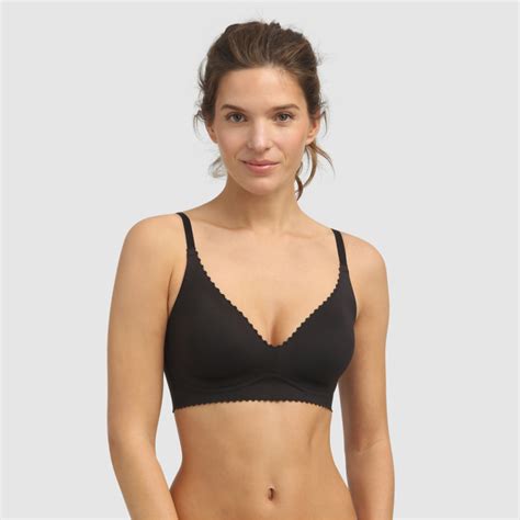 Soutien Gorge Triangle Sans Armature Noir Body Touch Dim 3 Suisses