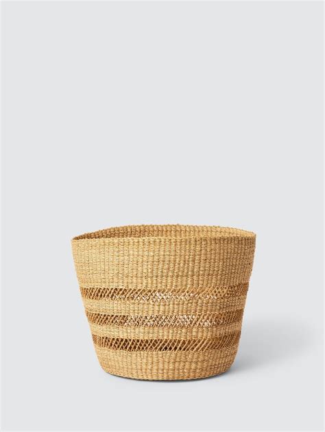 Savanna Baskets Natural Open Weave Basket Woven Vase Basket Weaving