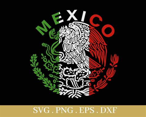 Mexico Svg Mexico Coat Of Arms Svg Eagle Svg Mexico Flag Etsy Uk