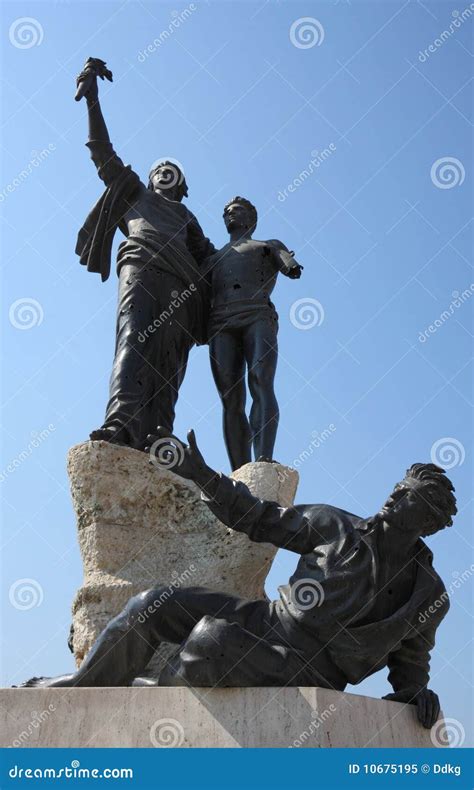 The Martyr S Statue Beirut Lebanon Stock Image Image Of Statue