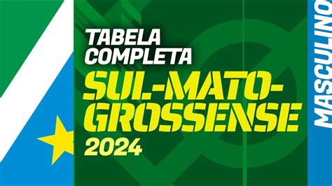 CAMPEONATO SUL MATO GROSSENSE 2024 Tabela De Jogos Completa Grupos