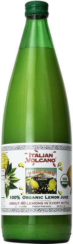 ITALIAN VOLCANO Organic Lemon Juice 1L Destination Keto Online Store