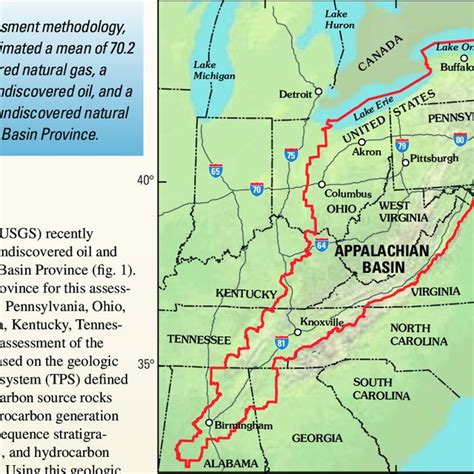 Appalachian Basin Province. | Download Scientific Diagram